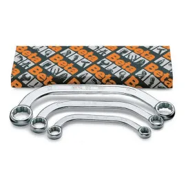 Curved Ring Spanner set for Starter Motors, 3 Pieces 11 x 13 mm 14 x 17 mm 19 x 22 mm, BETA