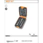 Magnetiska Bits med Sexkantshylsor 1/4, 5, 5–13 mm, Plastask, BETA