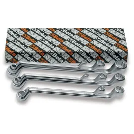 Double Bock Ring Wrench set, 8 Pieces, 1/4 x 5/16-15/16 x 1, Stainless Steel, BETA