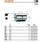 Socket set TORX E4-E16, 9 Pieces, 26 mm High Chrome, BETA