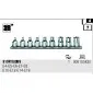 Socket set TORX E4-E16, 9 Pieces, 26 mm High Chrome, BETA