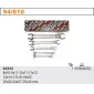 Open Box End Wrench set 10 Pieces 8 x 10 mm-30 x 32 mm, BETA