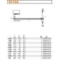 HEX Key T-Handle set 3/32”–3/8” Stainless Steel, Three Ends, BETA Tools