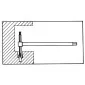T-handle wrench, three hex male ends | Beta Tools