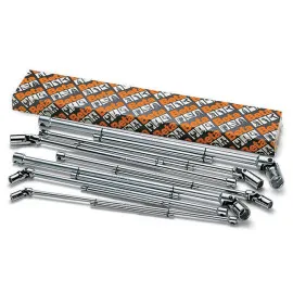 T-Handle with Swiveling HEX Sockets set 8-19 mm, 7 Pieces, BETA Tools