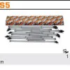 Set of 5 T-handle hexagonal keys with joint BETA 953/S5