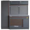 Workshop Storage System 7 Drawers, Perforated Panels, Stainless Steel MDF, C45PRO