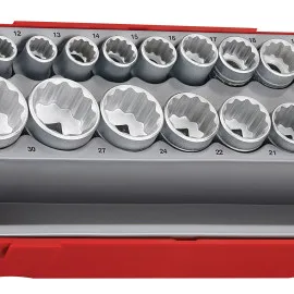 Hylssats 1/2 tolvkantshylsor 11-32 mm, TENG Tools