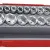 Socket set 17 pcs 6-sided 1/2 square drive, TENG Tools