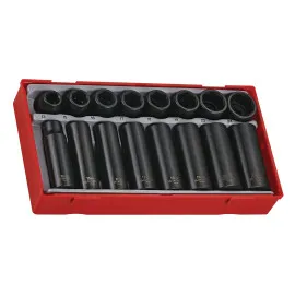 16 Piece 1/2 Drive Ansi Impact Socket set