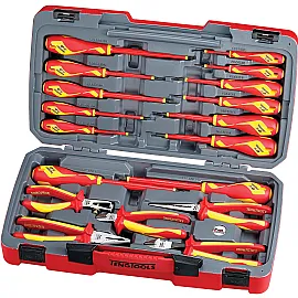 Verktygssats 1000v, tång, skruvmejslar m.m. 18 delar, TENG Tools