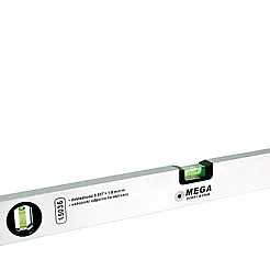 Spirit Level 600 mm 2Vials - 1 mm Thickness of Wal . Accuracy 1Mm1M. Silver Color.