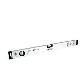 Spirit Level 600 mm 2Vials - 1 mm Thickness of Wal . Accuracy 1Mm1M. Silver Color.