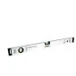 Spirit Level 600 mm 2Vials - 1 mm Thickness of Wal . Accuracy 1Mm1M. Silver Color.