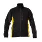 Fleece Jacket, Black and Yellow, S , CE, LAHTI