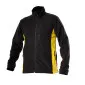 Fleece Jacket, Black and Yellow, S , CE, LAHTI