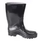 Mens Wellingt., Black, Mid-High, PVC, Ob E, 41 , CE, LAHTI