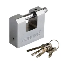 Reinforced Cast Iron Padlock 90 mm Hard Electronic Key, Proline
