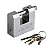 Reinforced Cast Iron Padlock 90 mm Hard Electronic Key, Proline