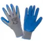 Gloves Latex Blue-Grey L210407P, 12 Pairs, 7 , CE, LAHTI