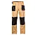 Arbetsbyxor Beige, 100% Bomull, S (48), CE, LahtiPro