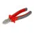 Diagonal Cutting Pliers 200 mm, Drop Forged, Hardened, Satin Finish, Heavy Duty, Plastic and Rubber Sleeves in Grey and Dark Blue, Proline