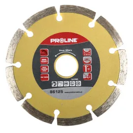 Segmenterad Diamantskiva 230 mm, 2.4 mm, 7.5 mm, 22.2 mm, Proline