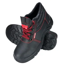 Ankle Shoes, No Toe Cap, Leather, Black, O1 Src, 39 , CE, LAHTI