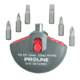 Bitset 7-delar 1, med Magnetiskt Handtag, Proline