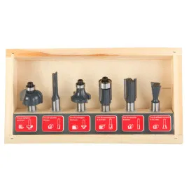 Router Bits set 6 Pieces, Proline