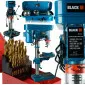Column Drill Press 16 mm 2750 W, Black