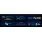Router WiFi 6e 5G LTE SA/NSA AX3000, Dual SIM, WAN, 5 band Open WRT, Cudy P5
