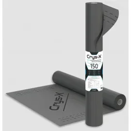 Roofing Membrane, Roof Underlay, Wind Barrier, and Rain Protection, 150g Roll 1.5 x 50m = 75m², Crys-X