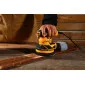 Oscillerande polermaskin 230V 125 mm, 320 W, 7000-14000 RPM, justering av sliprondeller, Deko
