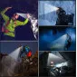 LED Headlight / Flashlight with Motion Sensor 900 lumen, Rechargeable USB-C