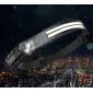 LED Headlight / Flashlight with Motion Sensor 900 lumen, Rechargeable USB-C