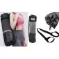 Yogamatta, träningsmatta, skummatta 180 x 61 cm, 1 cm tjock, olika färger, NBR Fitli