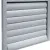 External Ventilation Grille with Gravity Shutter 549 x 549 mm