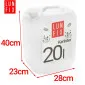 Water Container 20L, Drinking Water Canister, HDPE Plastic, LunFix
