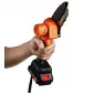 Chainsaw cordless with 2 batteries 2Ah 21V, Crosscut Saw 4, charger, bag, Kraft & Delle