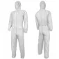 10 pcs Disposable Painters Protective Coverall with Hood, White
