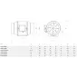 Duct Fan 125/300125 mm ML EC.A Low Power Consumption Professional Tubular Fan, Harmann