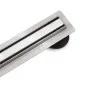 Floor drain, linear drain 60 cm with swivel drain pipe and high flow rate, Prina