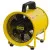 Bärbar Industrifläkt Axial 230W 1500 m³/h Gul Rörmodell, Master