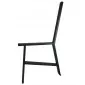 Steel legs for bench, 2 pieces, black powder-coated, seat height 41 cm, seat depth 36 cm, total height 80 cm