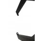 Steel legs for bench, 2 pieces, black powder-coated, seat height 41 cm, seat depth 36 cm, total height 80 cm
