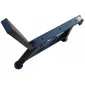 Steel legs for bench with screws, 2 pieces, black powder-coated, seat height 41 cm, seat depth 37 cm, total height 79 cm