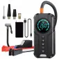 Kraftfull Booster Powerbank Starthjälp och Luftpump 2-i-1, 1000 A, 8400mAh