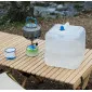 Water container, 2 pcs collapsible containers of 15L each for drinking water, with tap, PVC plastic