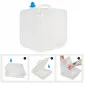 Water container, 2 pcs collapsible containers of 15L each for drinking water, with tap, PVC plastic